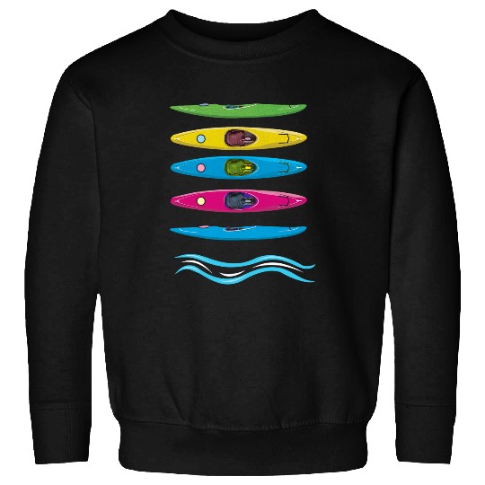 Pontoon Fun Boating Boat Kayak Kayaking Pontoon Lake Summer Sweatshirts