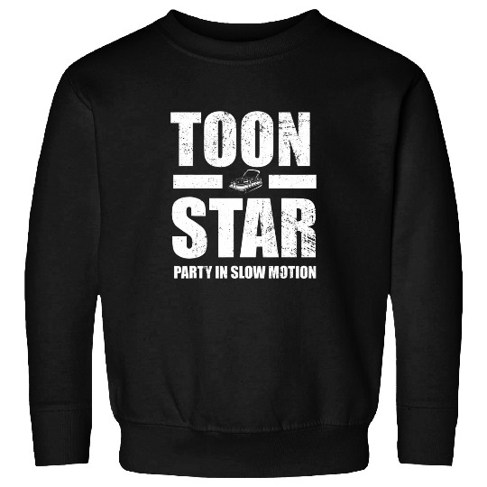 Pontoon Fun Corn Star vintages Retro Lake Boating Sweatshirts