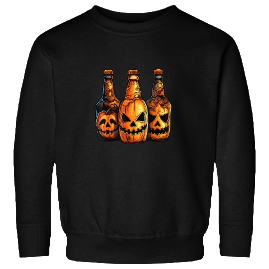 Beer Fun Pumpkin Beer Halloween Spooky Pumpkins Halloween Bar Crawl Sweatshirts