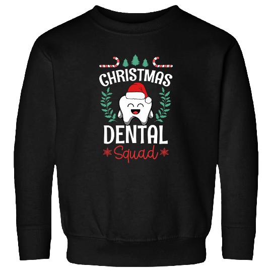 Christmas Dental Squad Matching Tooth dentists Christmas Sweatshirts