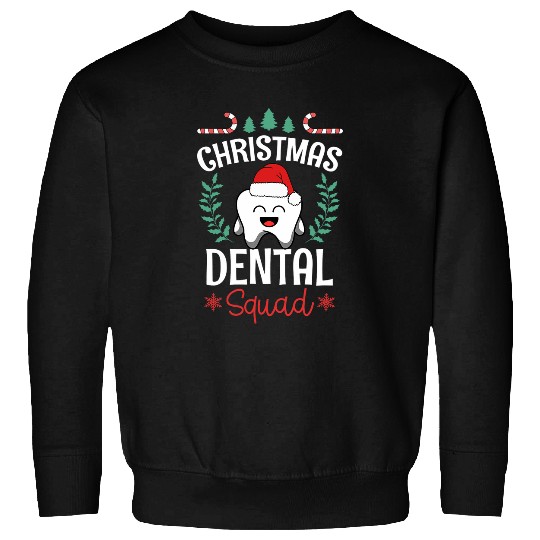Christmas Dental Squad Matching Tooth dentists Christmas Sweatshirts