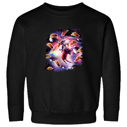 Goats Lover Thug Space Cat On Goats Unicorn Sweatshirts