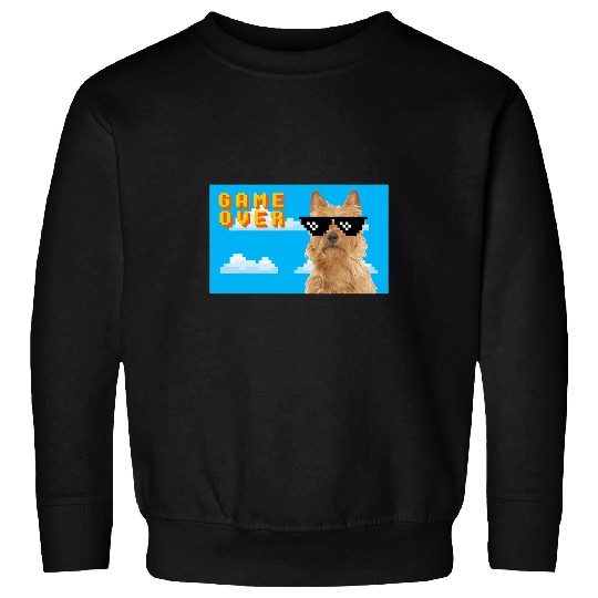 8Bit Game Over Australian Terrier Sweatshirts