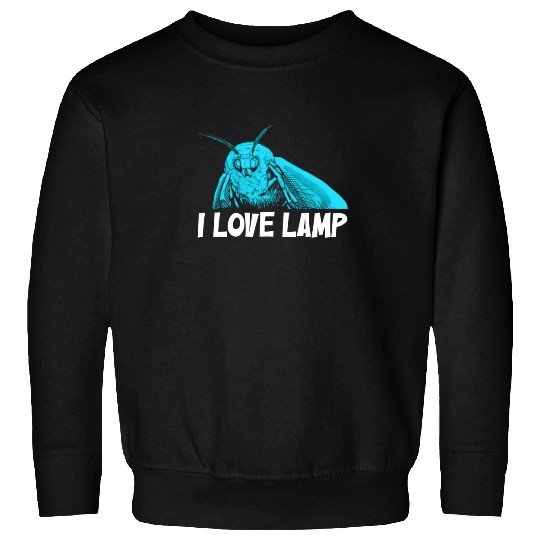I Love Lamp Moth 2Moth Meme Sweatshirts
