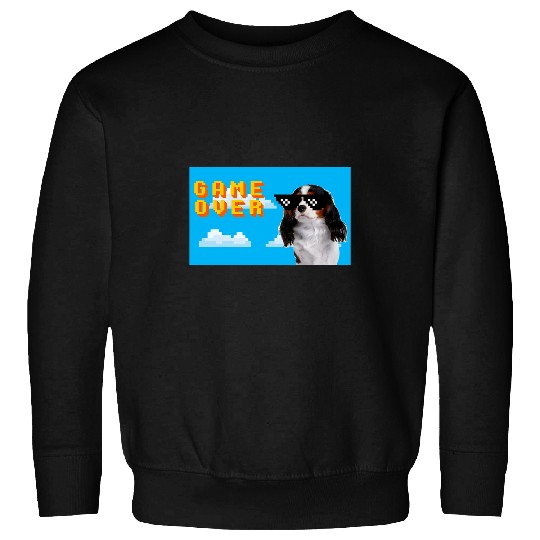 8Bit Game Over Cavalier King Charles Spaniel Sweatshirts