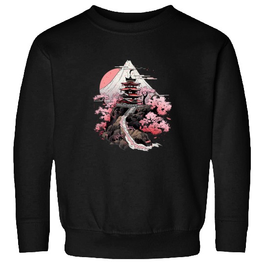 vintages Sakura Garden Cherry Blossom Japanese 11 Sweatshirts