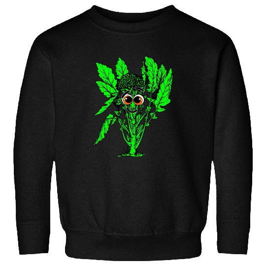 Lacrosse Gift Broccoli Face Graphic Sweatshirts
