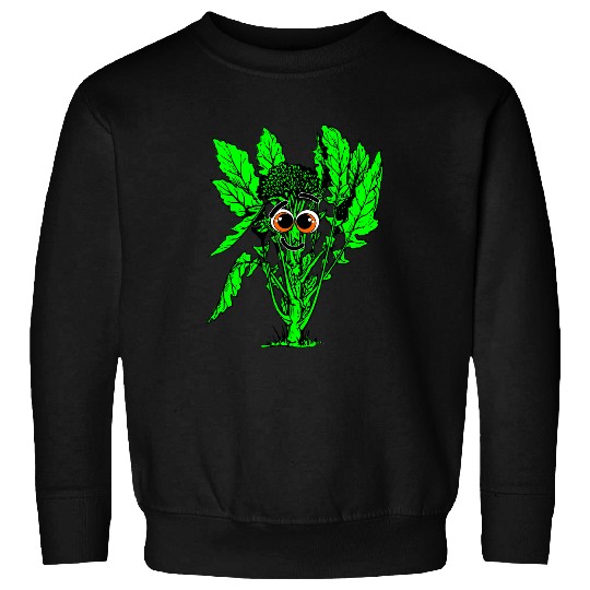 Lacrosse Gift Broccoli Face Graphic Sweatshirts