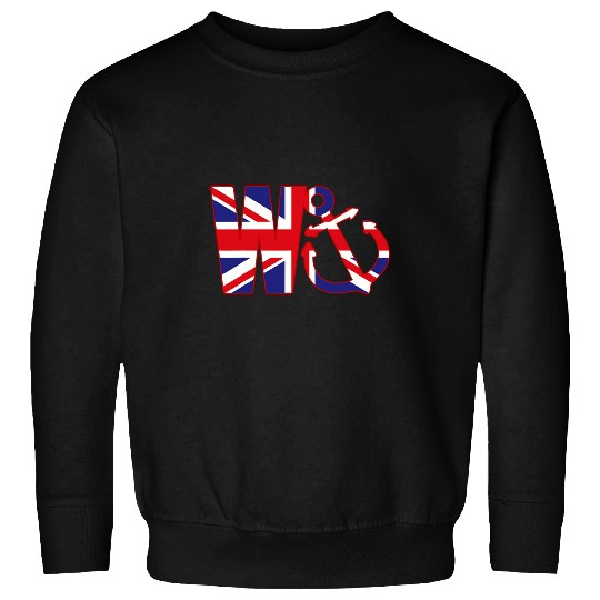 W Anchor Wanker Funny Sailing Boating United Kingdom Slang Sweatshirts