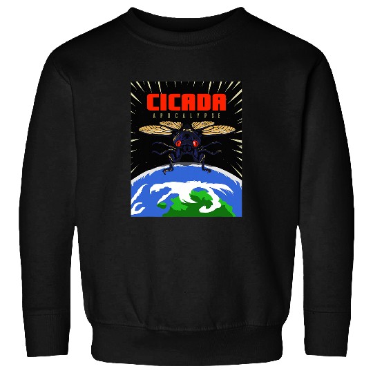 Cicada Apocalypse Brood X Invasion Cicada Sweatshirts