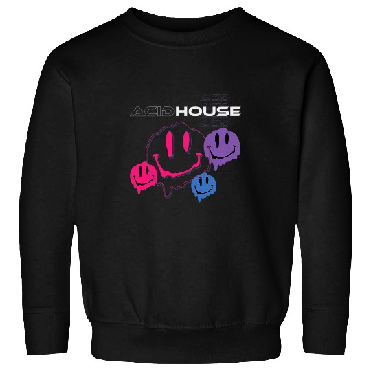 Acid House Music Rave Culture Old Skool Techno 22 Sweatshirts