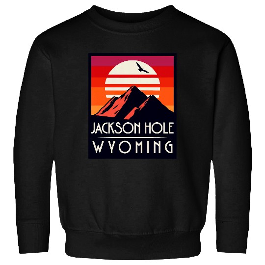 vintages Jackson Hole Nature Park Wyoming Mountains Nature Sweatshirts