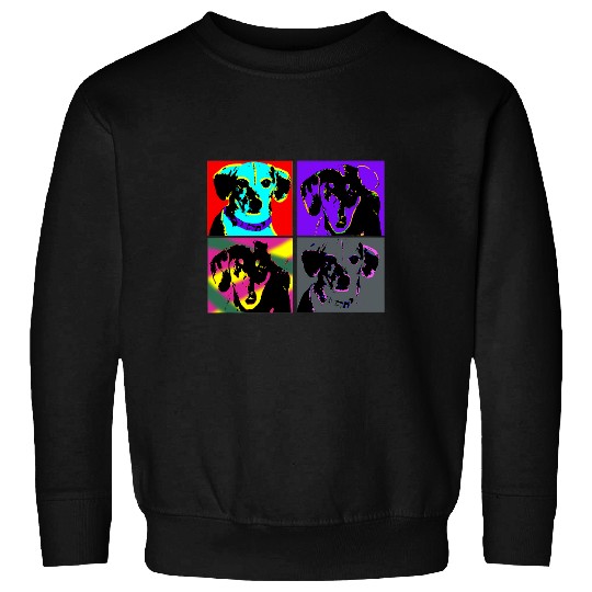 Color Palette Dachshund and Chiweenie Sweatshirts