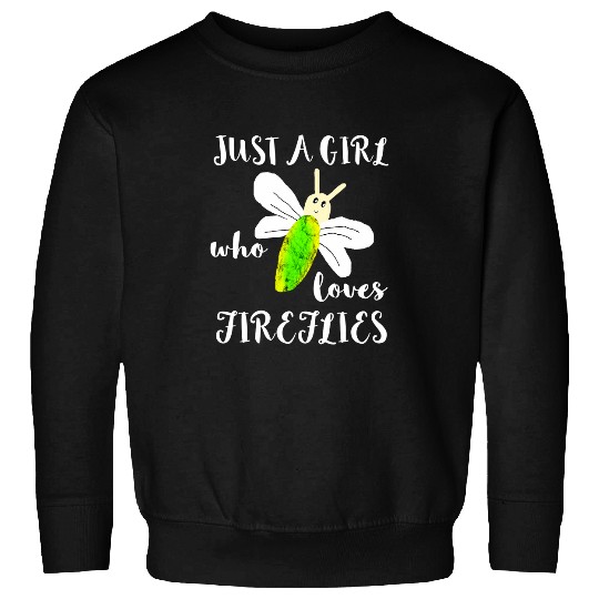 Just A Girl Who Loves Fireflies Beetle Sweatshirts