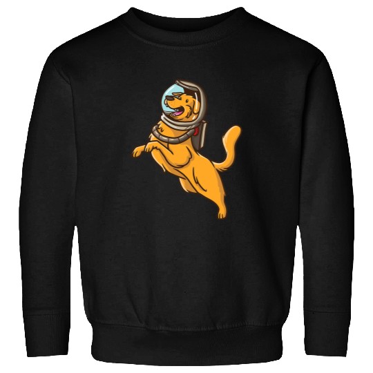 Astronauts Golden Retriever Astronaut Dog Lover Clothes Boys Sweatshirts
