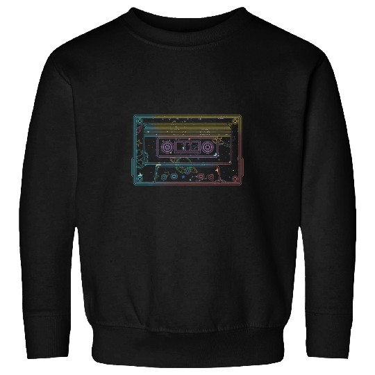 1980s Musician 80s Music Mixtape Retro Cassette Sweatshirts