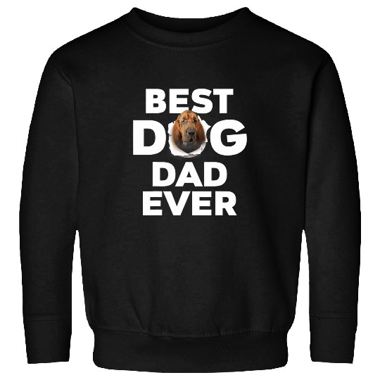 bests Dog Dad Ever Bloodhound Lovers Sweatshirts