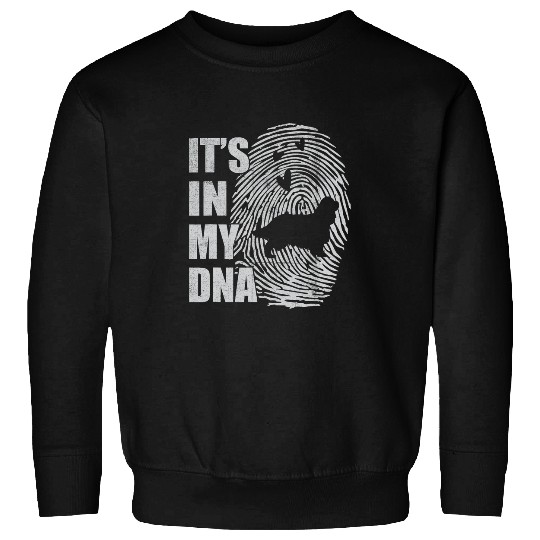 Funny Cavalier King Charles Spaniel DNA Dog Mom Dad Dog Love Sweatshirts