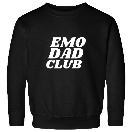 EMO DAD CLUB Elder Emo Alternative and Emo Music Lover Sweatshirts
