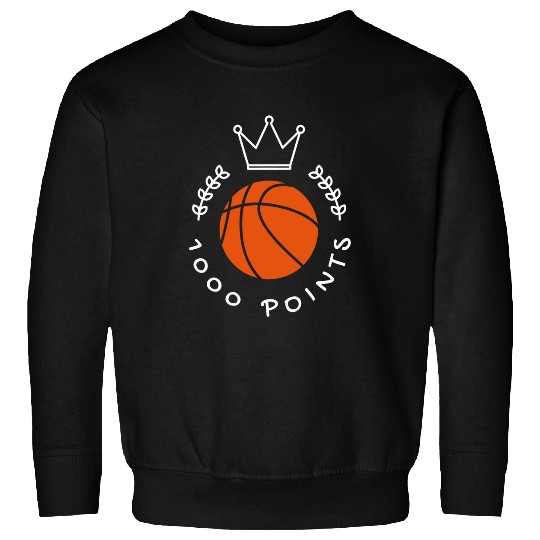 1000 Points Basketball Scorer High School Basketball Player 17 Sweatshirts