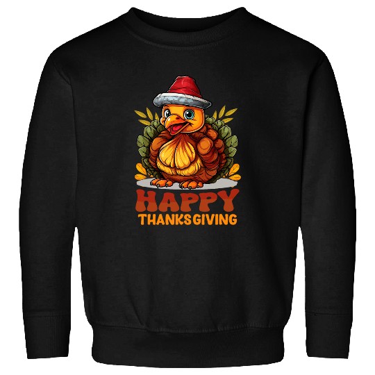Lacrosse Gift Gobble Happy Thanksgiving for Turkey Day Family Dinner Sweatshirts