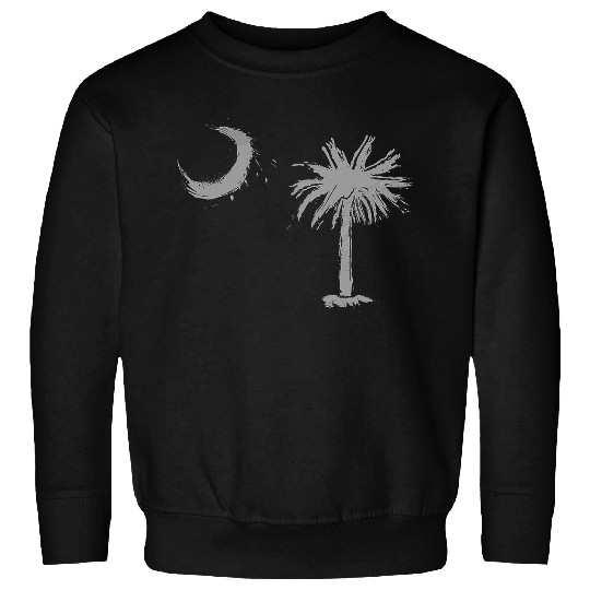Palmetto Tree South Carolina Flag Vacations Camping Hiking 1 Sweatshirts