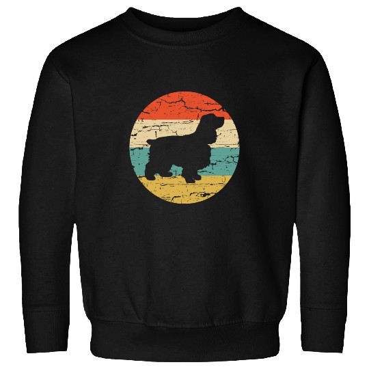 Cocker Spaniel Dog vintages Mom Dad Retro Gift Sweatshirts