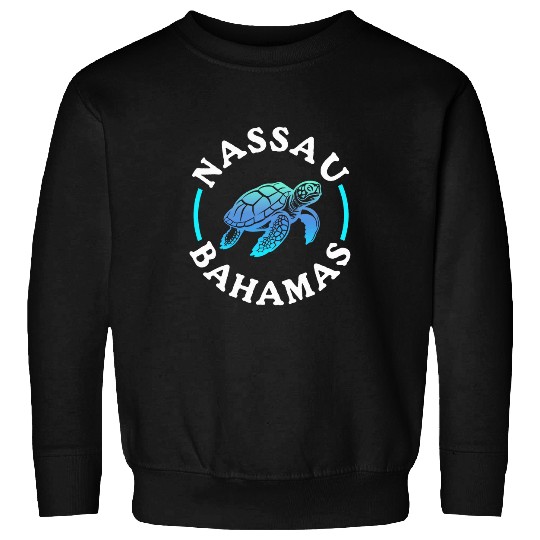 Turtle Pet Nassau Bahamas Vacation Sea Turtle Sweatshirts