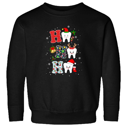 Christmas HO HO HO Dentistry Graduate dentists Tooth Xmas Sweatshirts
