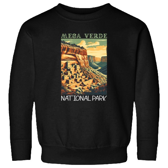 vintages Mesa Verde National Park Hiking Camping Vacation Sweatshirts
