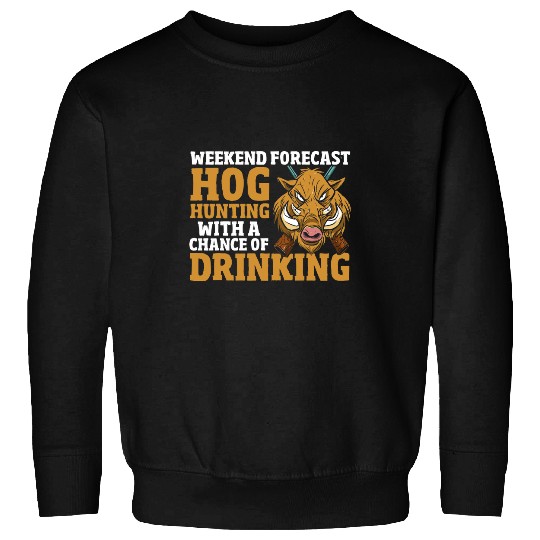 Boar Hunter 2Funny Hog Wild Animal Pig Boar Hunting Sweatshirts