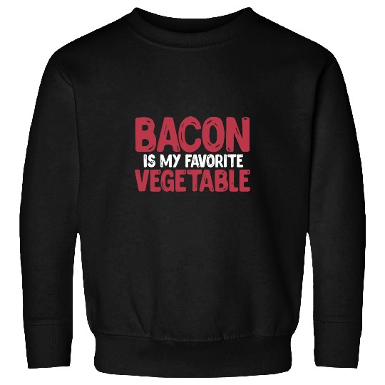Lacrosse Gift bacon vegetable Design for a food joke lovers Sweatshirts