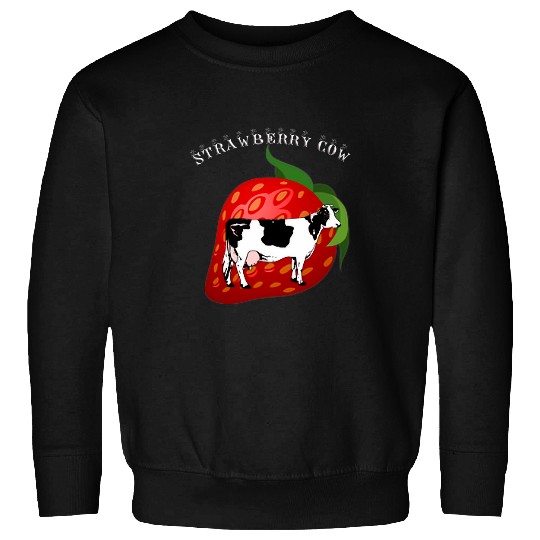 Cow Lover Strawberry Cow Drink For Countries USA JAPAN UK Cool Sweatshirts