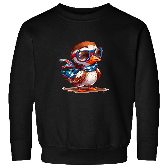 Duck Pet Proud American Duck President Of The US Political Duck Sweatshirts