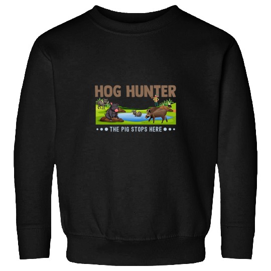 Boar Hunting Pig Hunting Season Wild Boar Hunter Sweatshirts