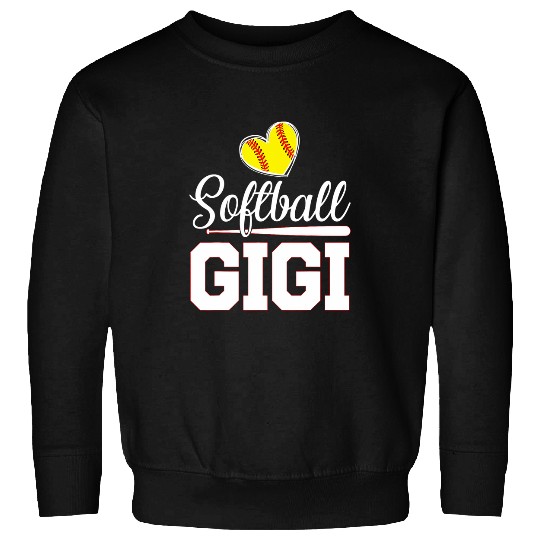 Funny Softball Gigi Baseball Lover Women Mothers Day Sweatshirts