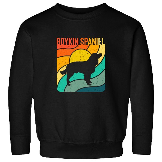 Boykin Spaniel vintages Retro Dog Mom Dad Gift Sweatshirts