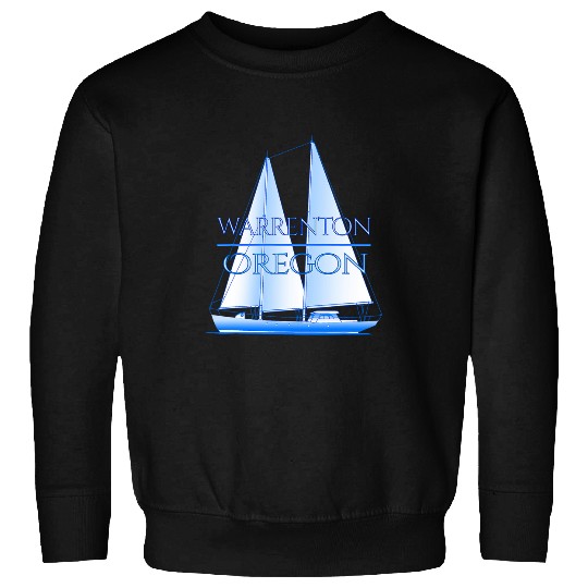 Warrenton Oregon Coastal Nautical Sailing Sailor Sweatshirts