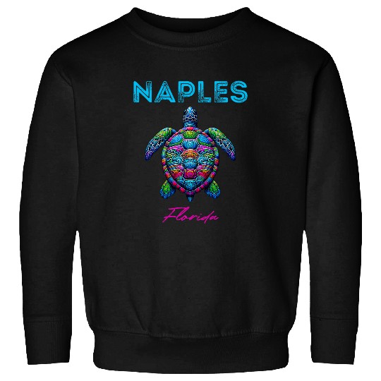 Turtle Pet Naples Florida Tribal Beach Sea Turtle Sweatshirts