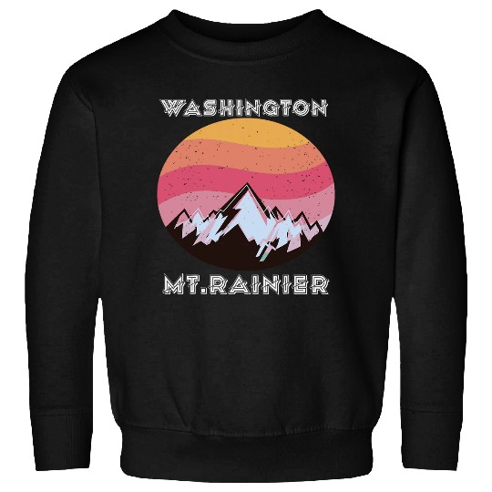 Washington Mt Rainier Mountaineer Hike Mountains Tourist Sweatshirts