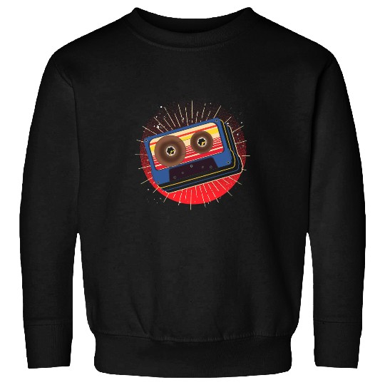 1980s Mixtape 80s Music Lover Eighties Retro Cassette Sweatshirts