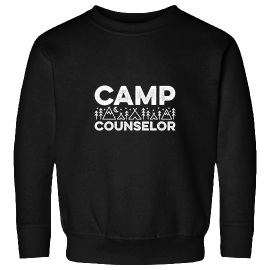 vintages Summer Camp Counselor Staff Squad Campground Host Sweatshirts