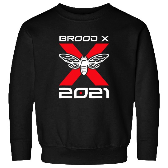 Cicada Brood X 2Reemergence Theme Minimalist Sweatshirts