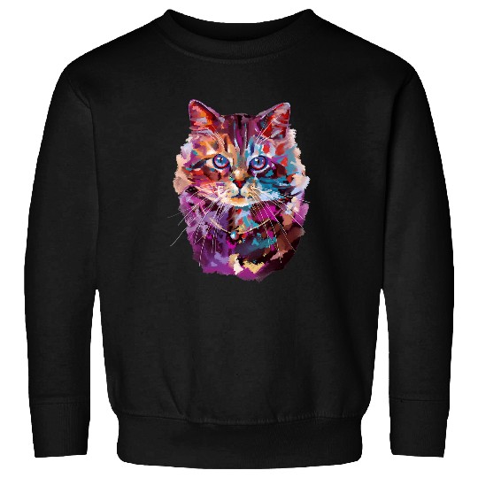 Cute Maine Coon Cat Lovers Sweatshirts