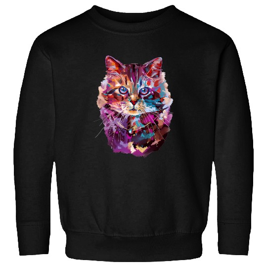 Cute Maine Coon Cat Lovers Sweatshirts