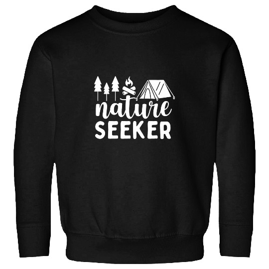 Nature Seeker Wilderness Adventurers Camping Hiking Lover Sweatshirts