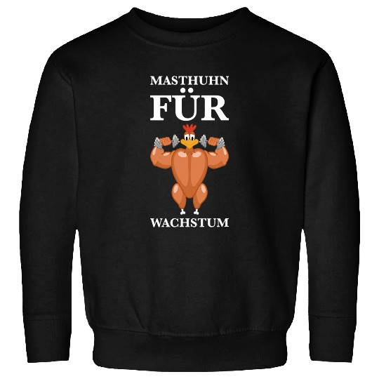 Chicken Lover Fitness Bodybuilding Mast Chicken for Growth Sweatshirts