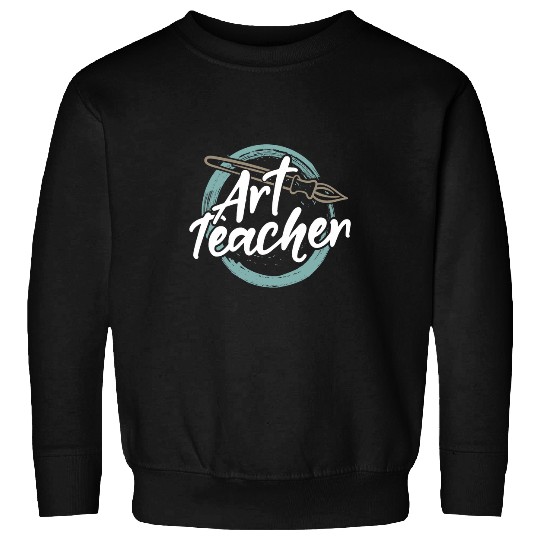 Cute Art Teacher Paint Brush 2 Sweatshirts