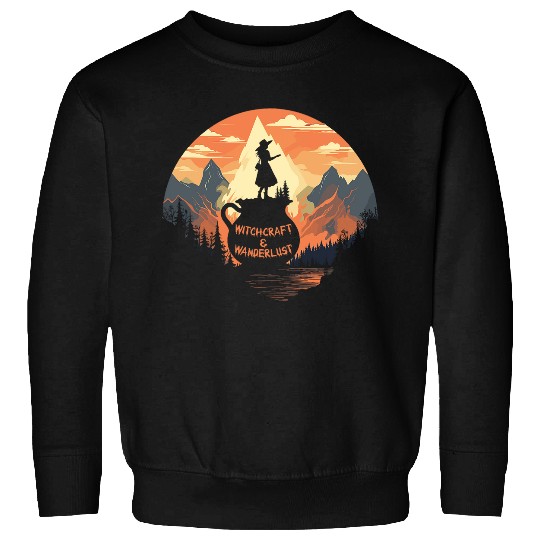 Witchcraft Traveller Mountain Trekking Magic Hiking Cooking Sweatshirts