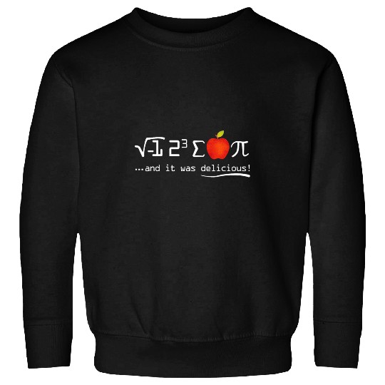 Funny Pi Day I Ate Some Apple Pie Boys Math Geek Nerd Girls Sweatshirts